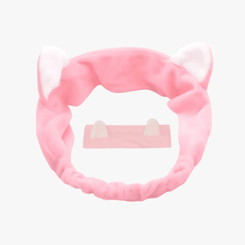 Cute Cat Ear Face Wash Headband - Gummia